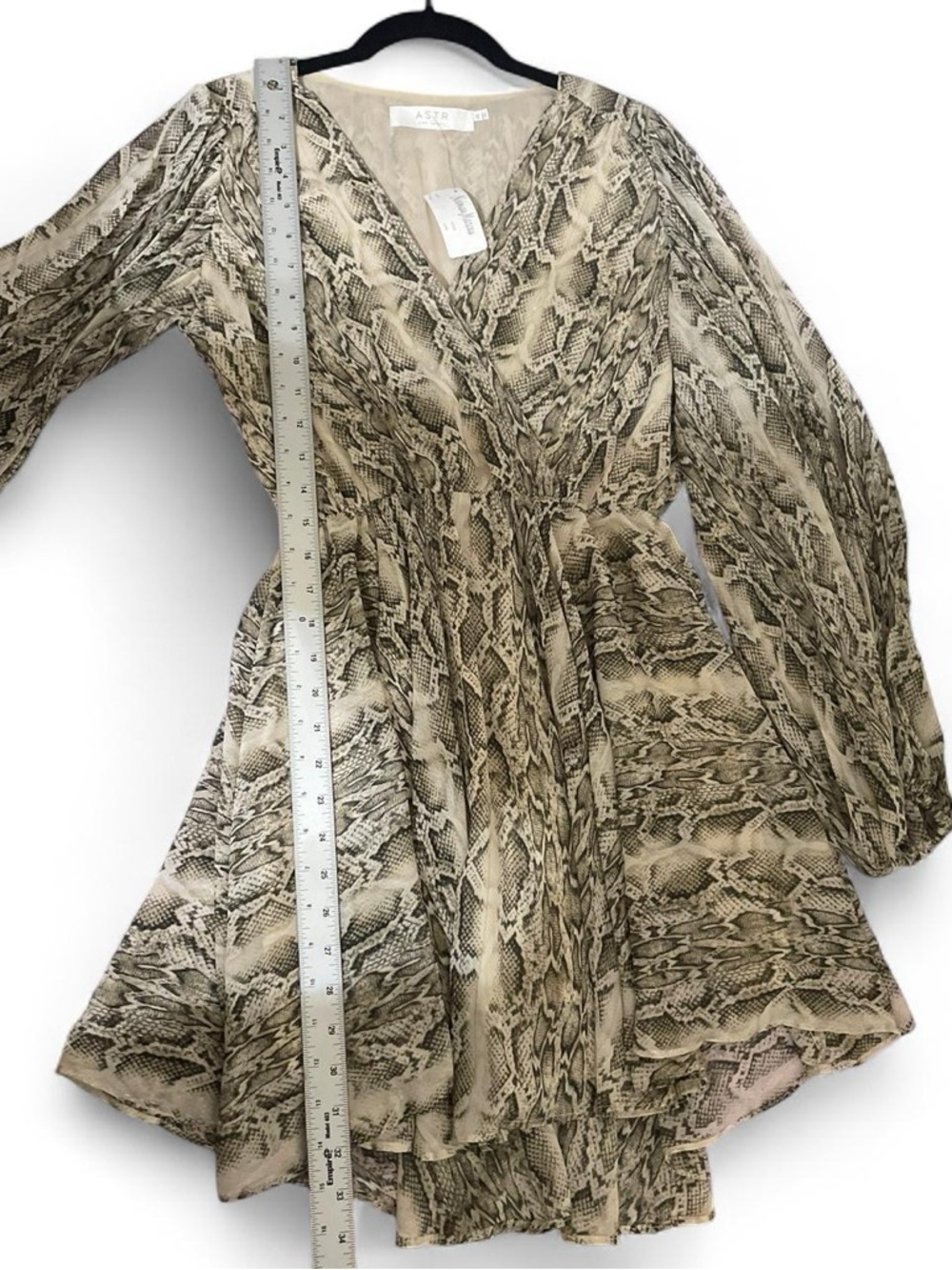 ASTR the Label Raphaela Python Print Mini Dress NWT - Picture 7 of 9